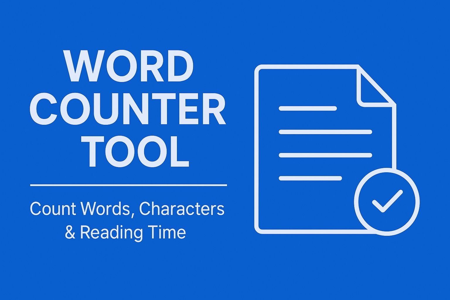 Free Online Word Counter Tool Accurate, Fast, and Easy Text Analysis